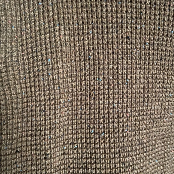 Unisex Brown Hawker Rye Thermal Crewneck Sweater. Pullover Sweater Relaxed Fit. - Picture 3 of 3